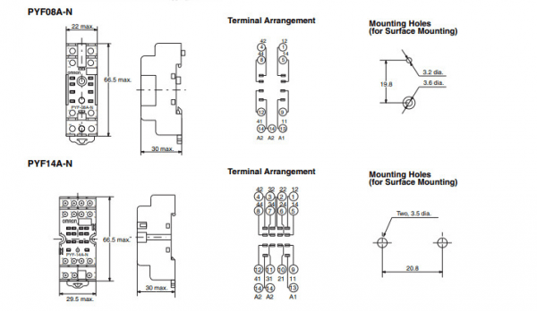 Bộ đặt thời gian Omron H3Y series