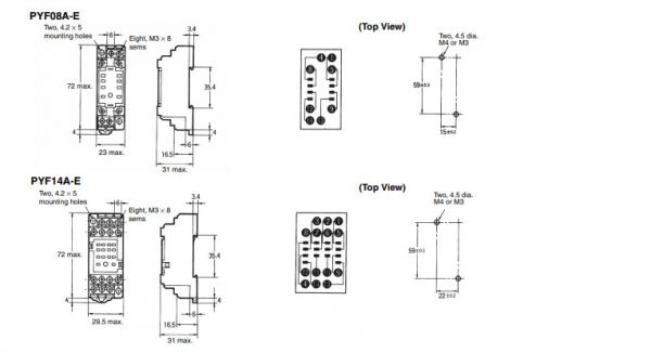 Bộ đặt thời gian Omron H3Y series